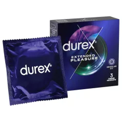   Durex Extended Pleasure - презервативи с удължено действие - 56мм - 3 броя