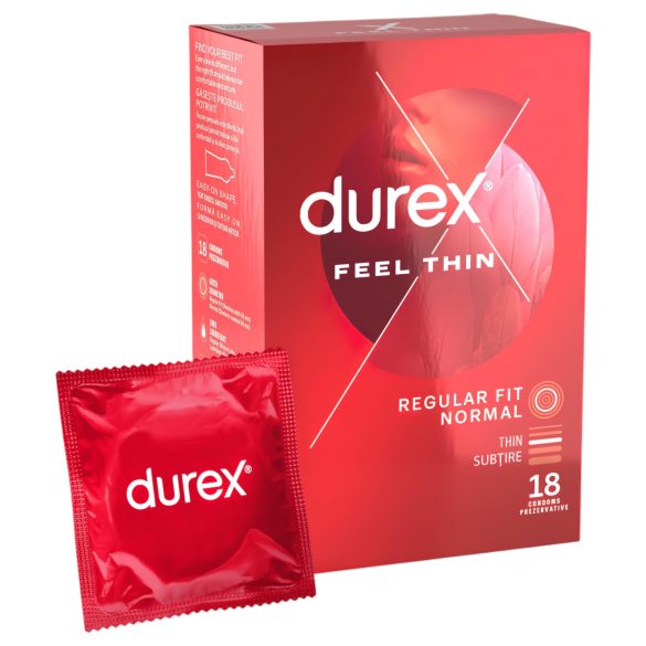 Durex Feel Thin - истинско усещане презервативи (18 бр.)