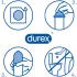 Durex Invisible Slim - тънки презервативи - 10 броя