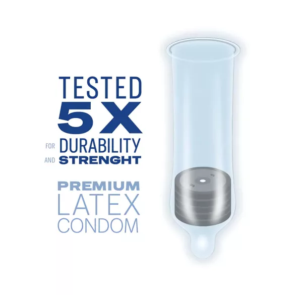 Durex Invisible Slim - тънки презервативи - 10 броя