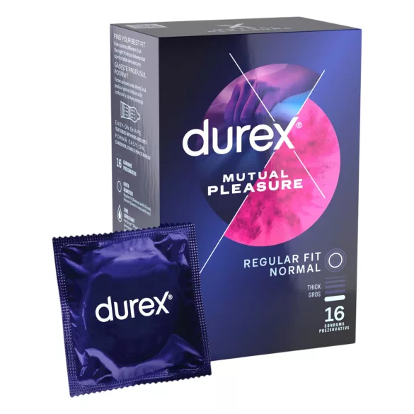 Durex Mutual Pleasure - забавящи презервативи (16 бр.)