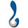 G-Vibe G-Pop 2 - акумулаторен, водоустойчив G/P-точков вибратор (син)