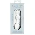 Clarity Utopian Mystique - ореблено стъклено анално дилдо (прозрачно)