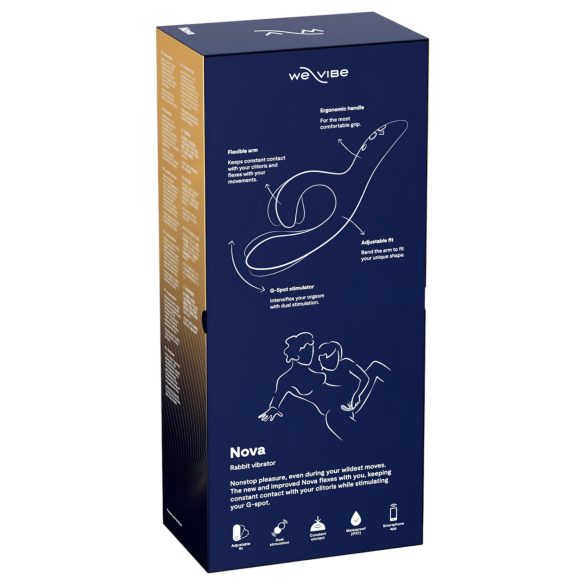 We-Vibe Nova 2 - вибратор с клиторален накрайник и презареждане - син