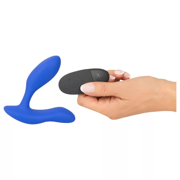 We-Vibe Vector+ - анален вибратор с вибрации, презареждащ се, син