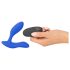 We-Vibe Vector+ - акумулаторен, смарт анален вибратор (син)