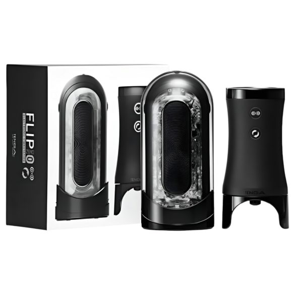 TENGA Flip 0 Електронен - автоматичен мастурбатор (черен)
