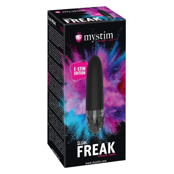 mystim Sleak Freak Е-Стим - акумулаторен електро вибратор (черен)