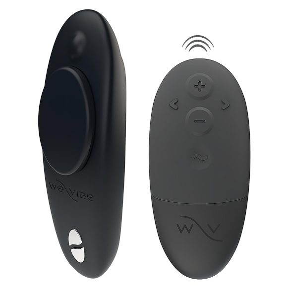 We-Vibe Moxie+ - вибратор за клитор с дистанционно управление - черен