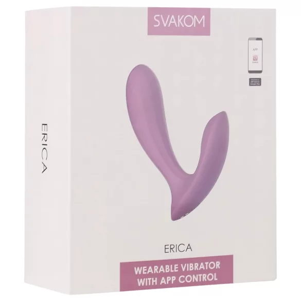 Svakom Erica - вибратор за носене - умен, розов