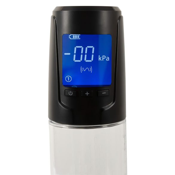 Mister Boner - автоматическа пенис помпа с акумулатор - черна/прозрачна