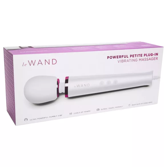 Le Wand Petite Plug-In - вибратор масажор за мрежа - бял