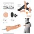 You2Toys - комплект от страп-он дилдо (телесен)