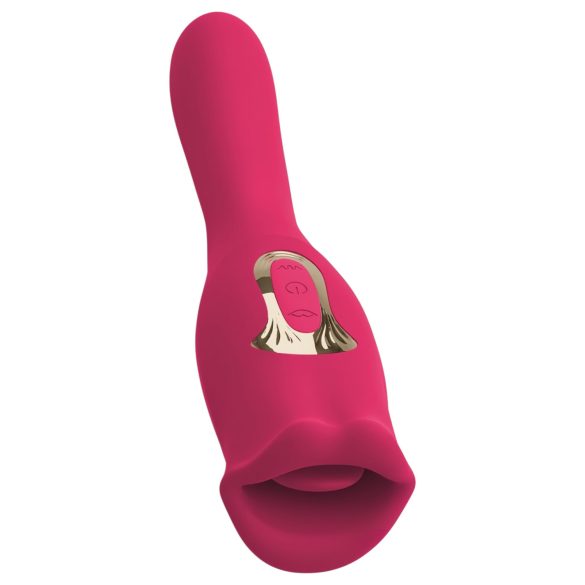 You2Toys - 2 в 1 езиков вибратор (розов)