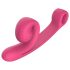 Snail Vibe Curve - 2в1 клиторен вибратор (розов)