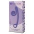 Snail Vibe Curve - 2в1 клиторен стимулатор-вибратор (лилав)