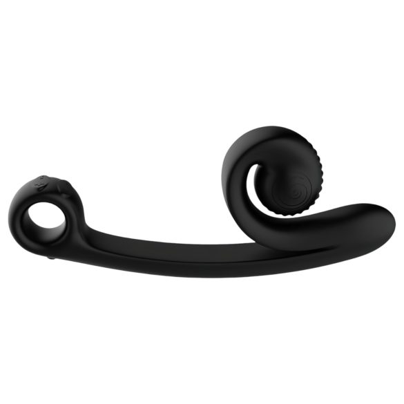 Snail Vibe Curve - 2 в 1 вибратор и клитор стимулатор (черен)
