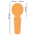 You2Toys Mini Wand - акумулаторен масажен вибратор (жълт)