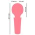 You2Toys Mini Wand - акумулаторен масажен вибратор (розов)