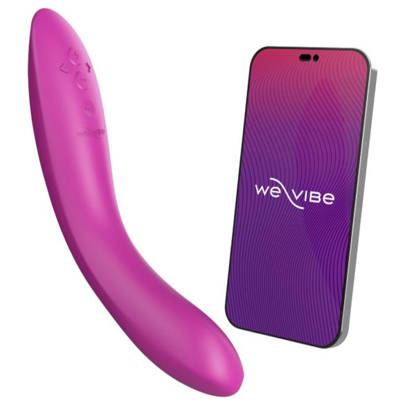 We-Vibe Rave 2 - вибратор за G-точка с презареждаща се батерия, смарт, розов