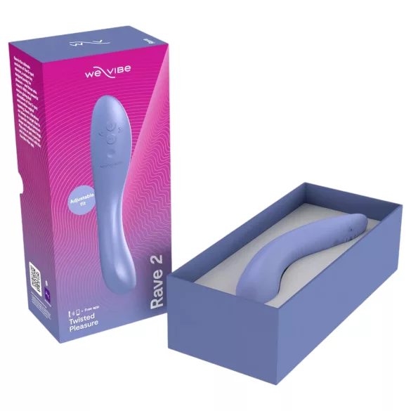 We-Vibe Rave 2 - вибратор за G-точка с управление чрез приложение (син)