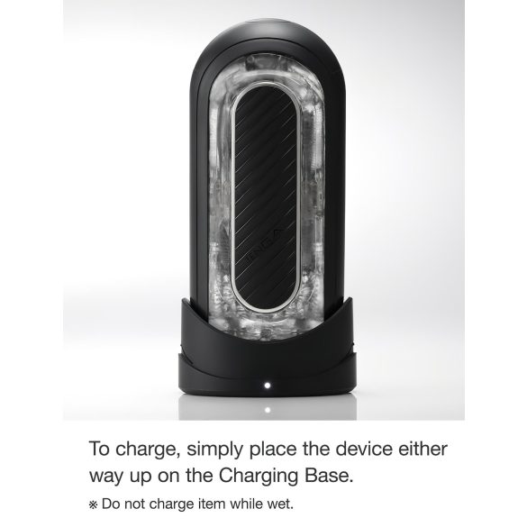 TENGA Flip Zero - мощен мастурбатор (черен)