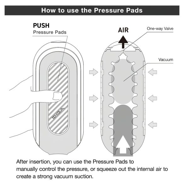 TENGA Flip Zero - мощен мастурбатор (черен)