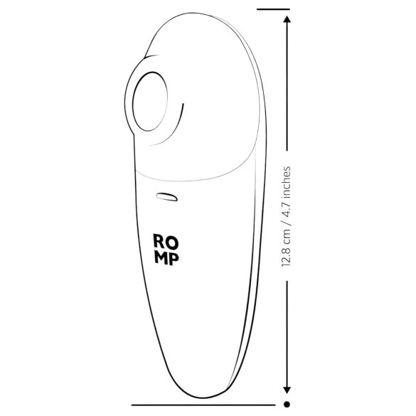 ROMP Switch X - вибратор за клитор с въздушни пулсации - праскова