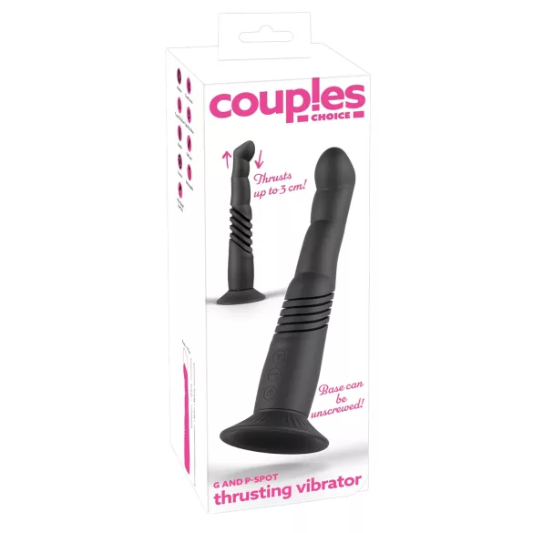 Couples Choice - вибратор за G и P точка - черен