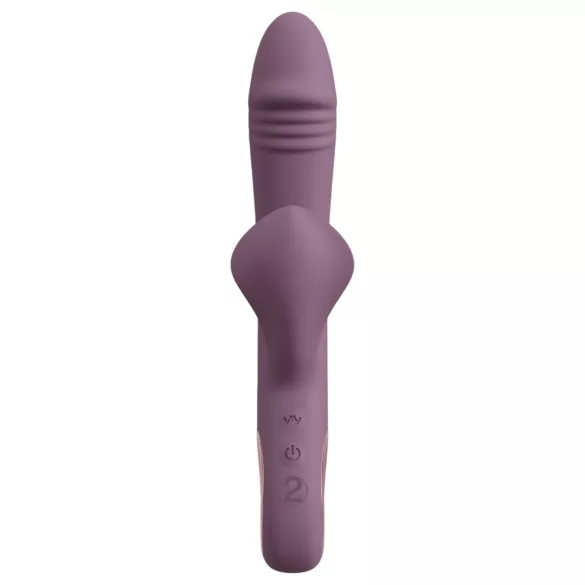 You2Toys - вибратор с три рамена и акумулаторна батерия - лилав