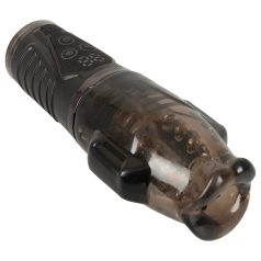   Stroker - мъжки мастурбатор с вакуум и вибрации - сив