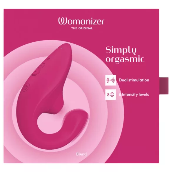 Womanizer Blend - G-точка вибратор и стимулатор за клитор (розов)