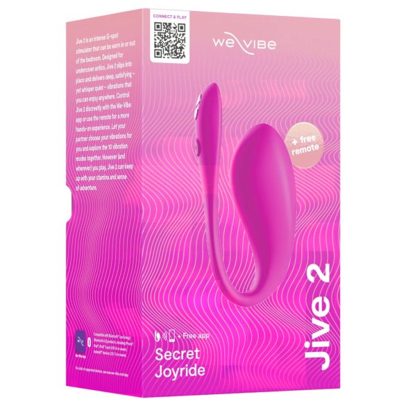 We-Vibe Jive 2 - акумулаторно интелигентно вибро яйце (розово)