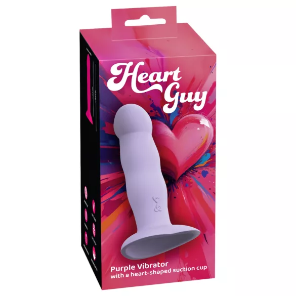 You2Toys Heart Guy - вибратор със сърца - лилав