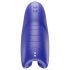 SVibe EVO - Водоустойчив акумулаторен мастурбатор (син)