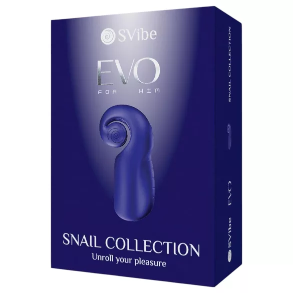 SVibe EVO - водоустойчив мастурбатор с акумулатор - син
