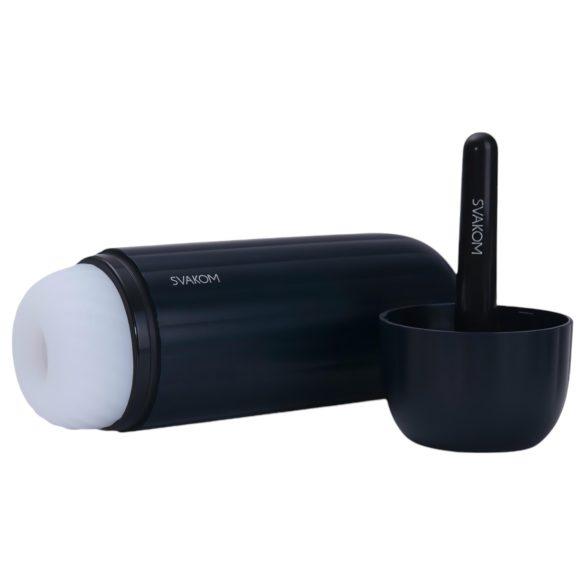 Svakom Sam Neo 2 Pro - интелигентен мастурбатор (черно-бял)