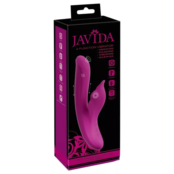 Javida - вибратор за G-точка и клитор 4 в 1 - лилав