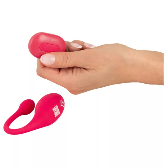 Beau Coeur Koral - вибриращо яйце с дистанционно управление (розово)