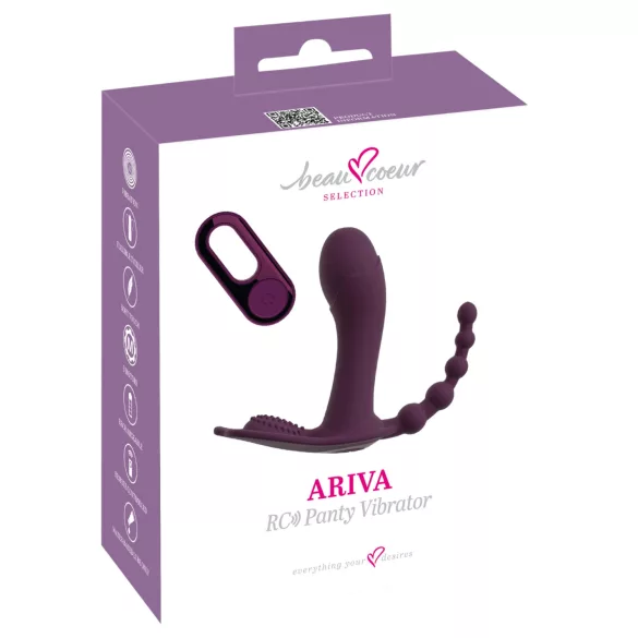 Beau Coeur Ariva - вибратор за бикини 3 в 1 - лилав