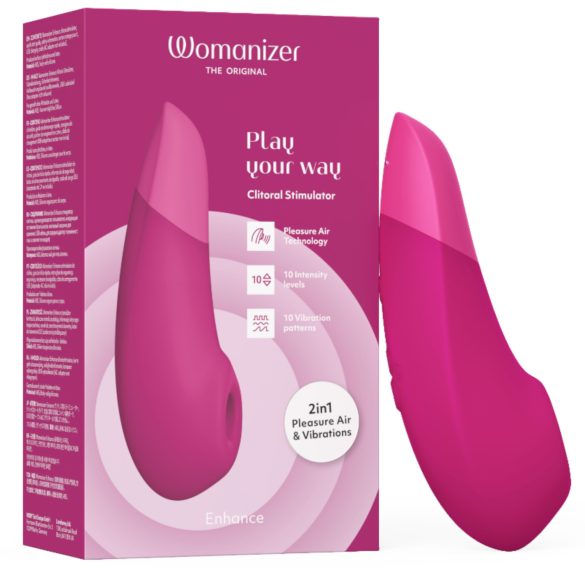 Womanizer Enhance - въздушен клиторен стимулатор (розов)