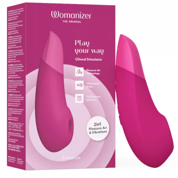 Womanizer Enhance - въздушно-вълнов стимулатор за клитор (розов)