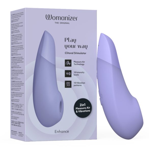 Womanizer Enhance - лилав стимулатор на клитора с въздушни вълни