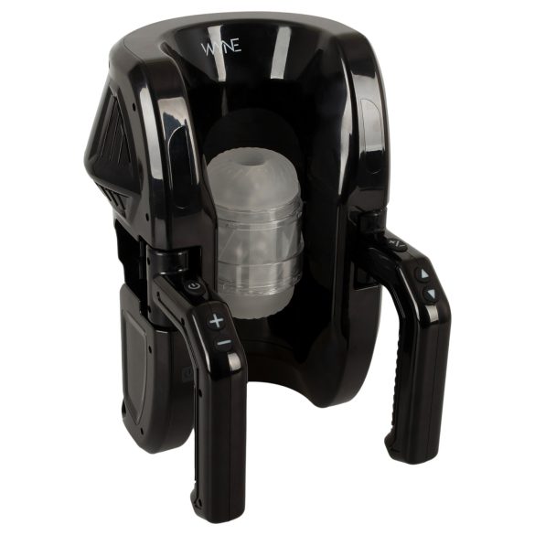 WYNE 10 - автоматичен мастурбатор с дръжка - черен