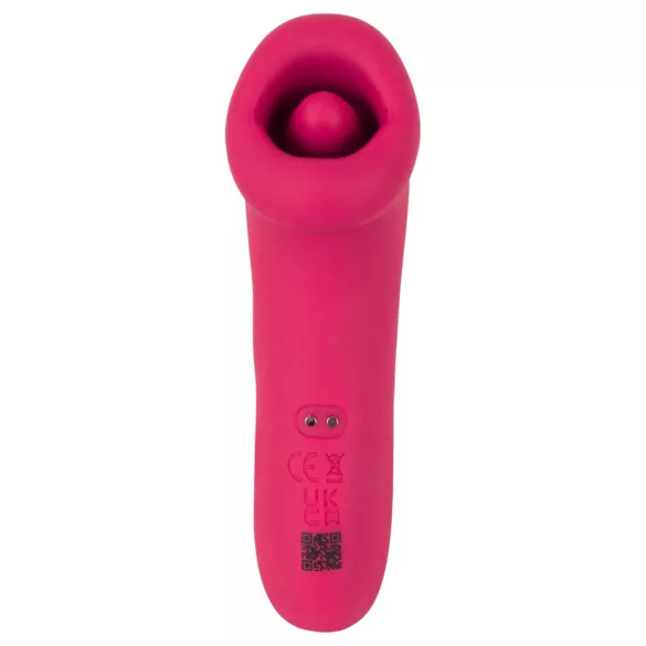 You2Toys Oral Fun - вакуумен и езичков стимулатор за клитор (розов)