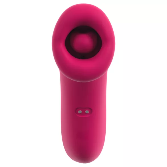 You2Toys Oral Fun - вакуумен и езичков стимулатор за клитор (розов)