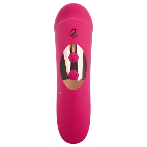 You2Toys Oral Fun - вакуумен и езичков стимулатор за клитор (розов)