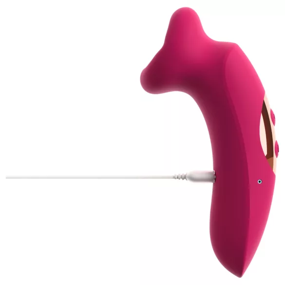 You2Toys Oral Fun - вакуумен и езичков стимулатор за клитор (розов)