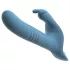You2Toys - 3‑частен поставящ се вибратор тип зайче с тласкаща функция и дистанционно управление (син)
