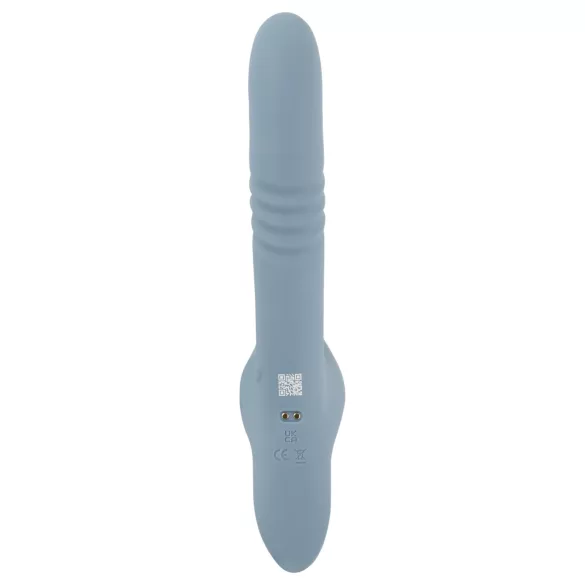 You2Toys - 3‑частен поставящ се вибратор тип зайче с тласкаща функция и дистанционно управление (син)